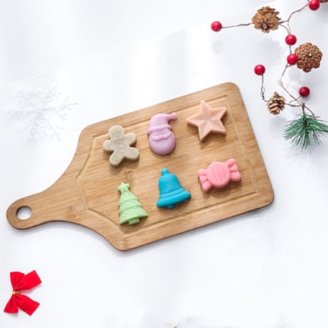 クリスマス　シリコンモールド型　ベル　鈴　クリスマスツリー　キャンディー