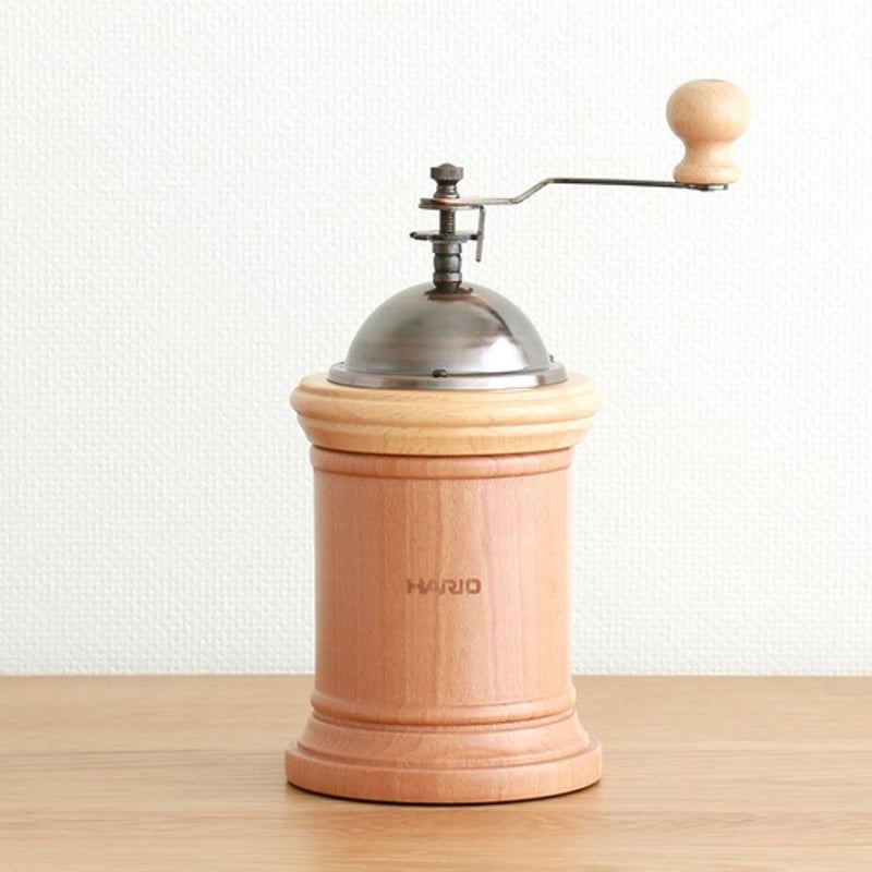 昭和レトロ KONO 河野 ファミリー コーヒーミル 手動式 木製 F703