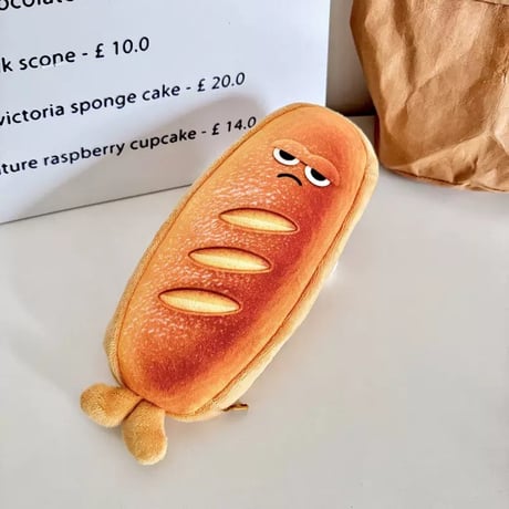 食パン ペンケース　3種類　筆箱 筆袋 財布 バッグ 面白い ナイフ ぬいぐるみ  小銭入れ 収納袋