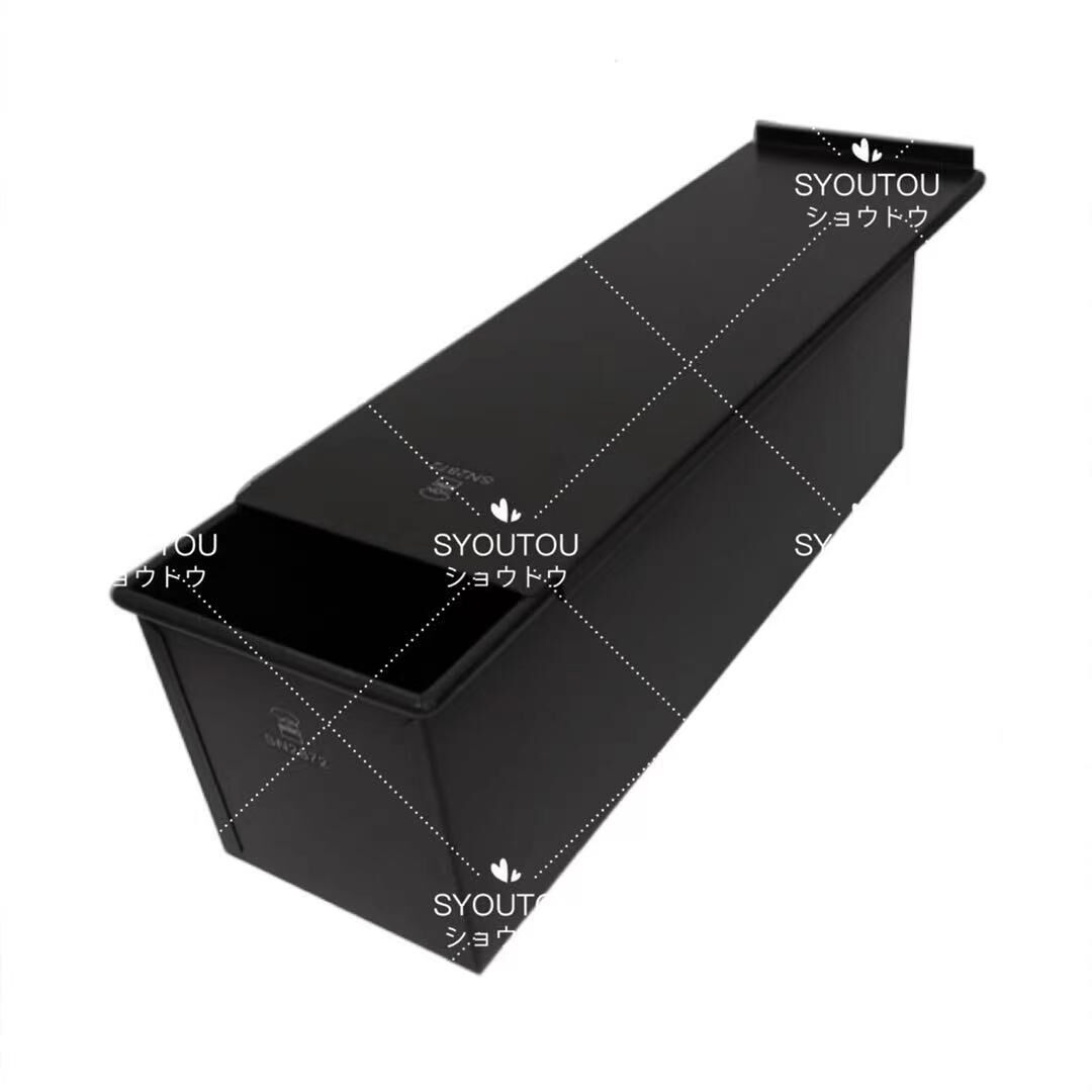 三能ジャパン ブラックコート 1斤 食パン型 フタ付 SN2872 低糖パン