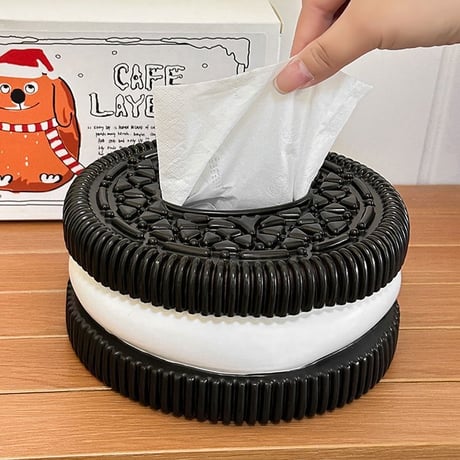 チョコクッキー　ティッシュケース おしゃれ オレオ お菓子