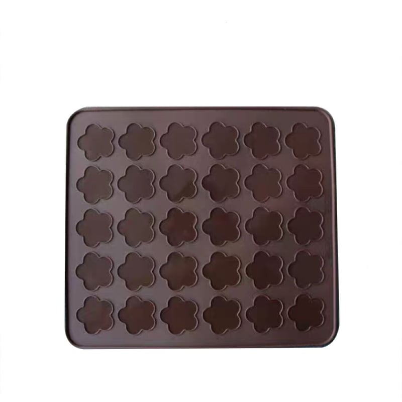 花 マカロンマット 30個取り 花形 シリコンマット シリコンシート 料理