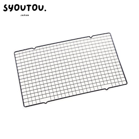 大号 黒色 ステンレス ケーキクーラー 40*25.5CM 冷却ラック 家庭用