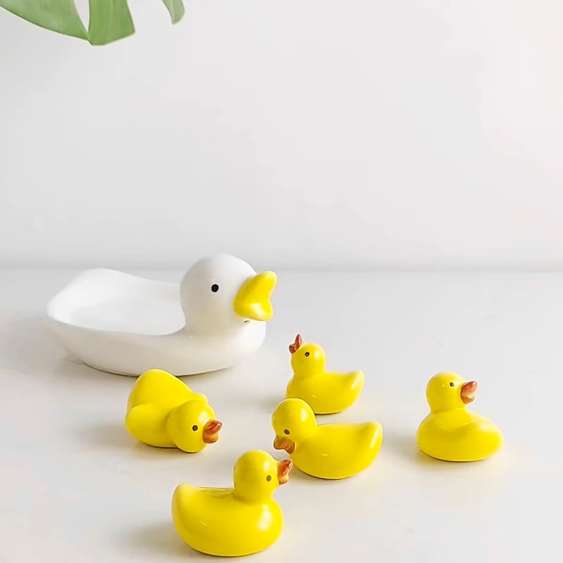 アヒルちゃん 箸置き 5個セット 和食器 ラバーダック ダーク