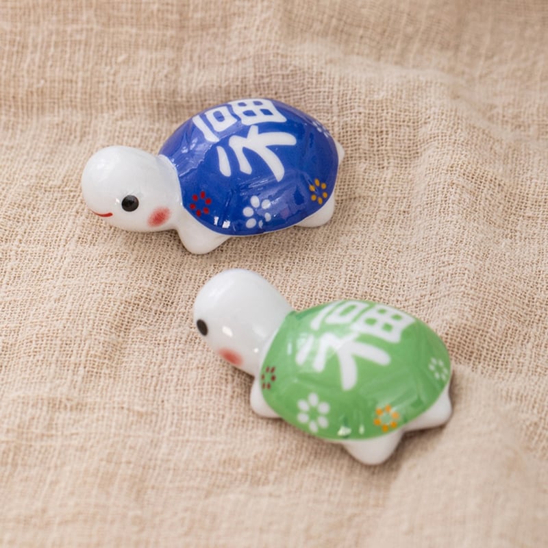 カメ 箸置き 5色セット 和食器 可愛い 亀の箸置き 動物 陶器製 カメ 箸置き 5色セット 和食器 可愛い 亀の箸置き 動物 陶器製