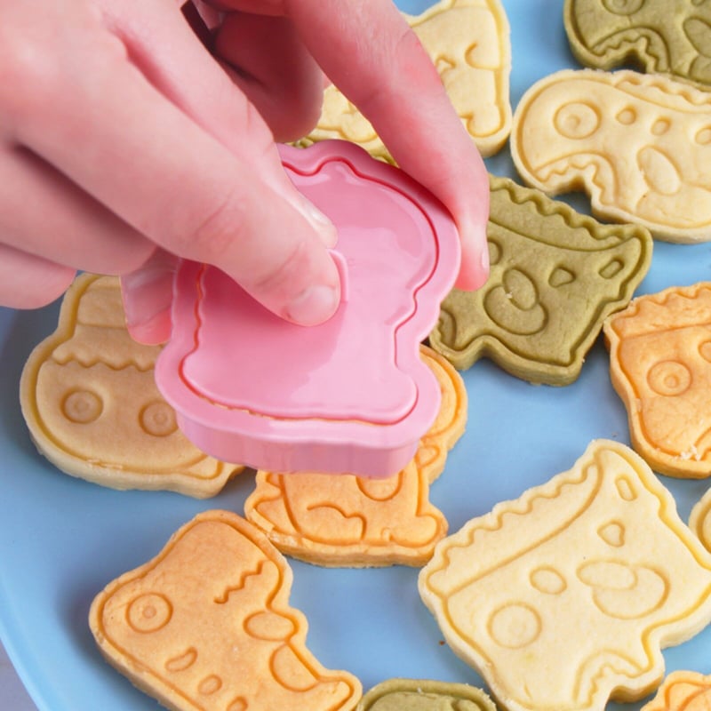 恐竜 クッキー型 6個セット 動物抜き型 型抜き アイシングクッキー型