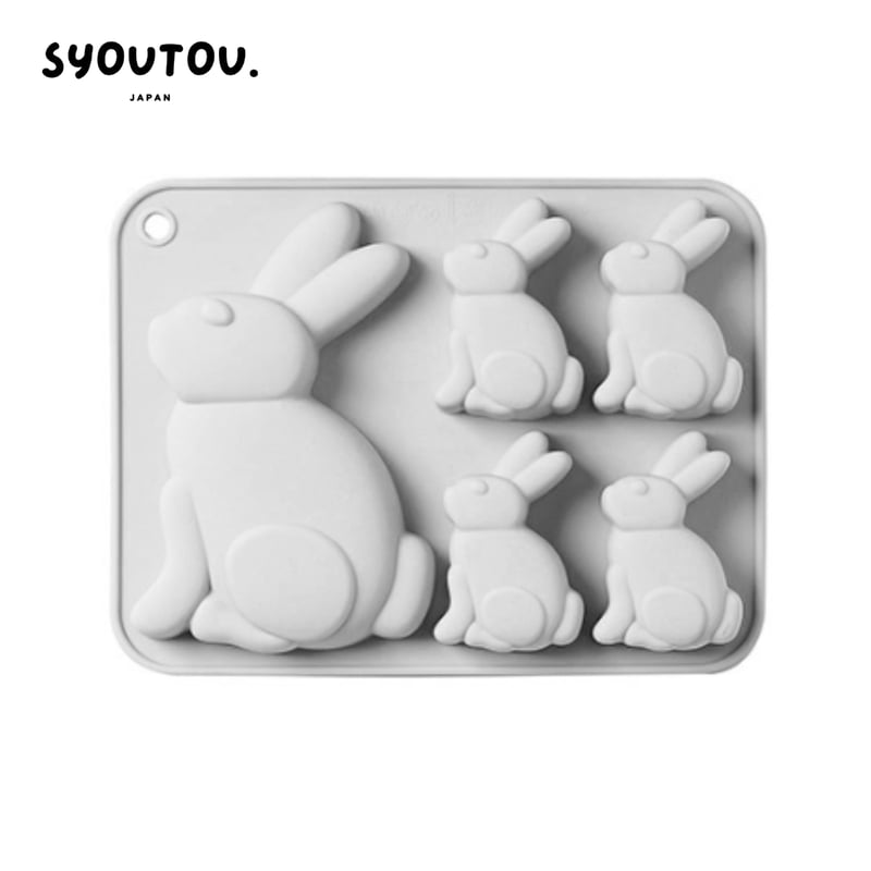 うさぎ シリコンモールド型 ウサギ 兎 抜き型 動物型 | SYOUTOU