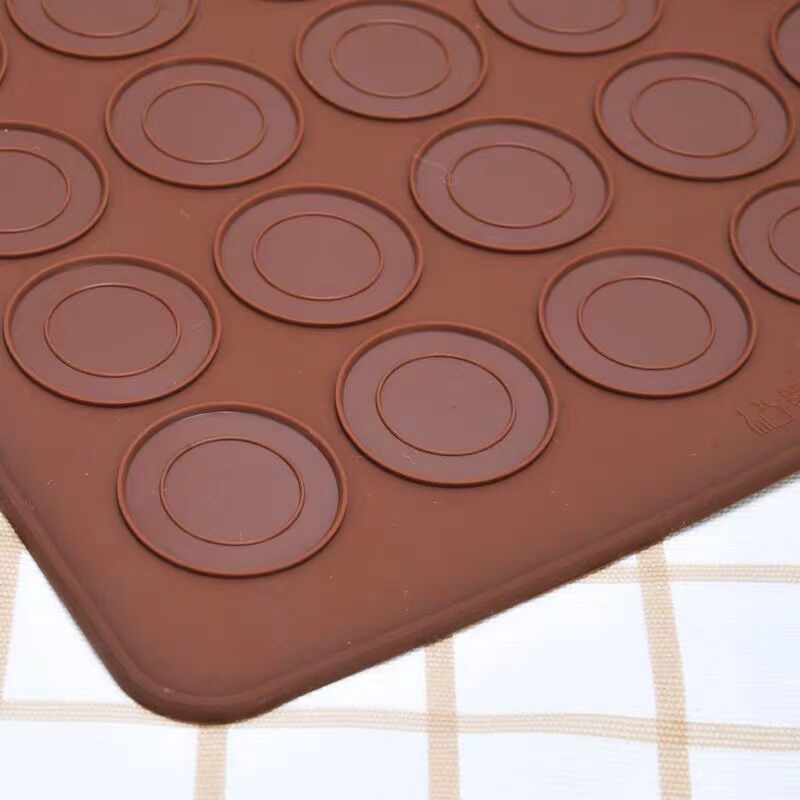 【新品18枚セット】マカロンマット 丸型 48個取り シリコン製 送料無料】マカロンシリコン シリコンマット マカロン型 丸