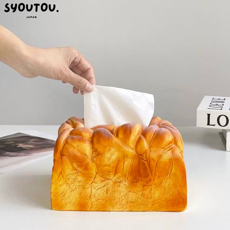 ミルク風味 食パン ティッシュケース 手作り 焼きパン 収納 山形パン