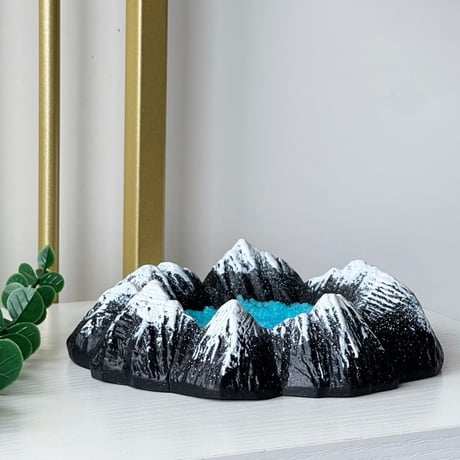 火山 灰皿 タバコ 葉巻 喫煙 グッズ 小物入れ 卓上　飾り