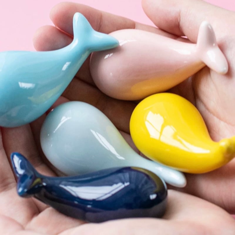 青色 魚型 陶器製箸置き 魚型箸置き 15個セット - メルカリ