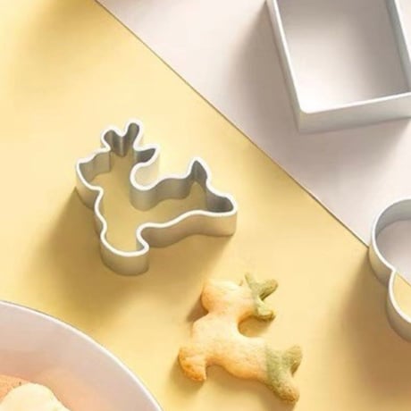 クリスマス　アルミ クッキー型　抜き型  8個セット
