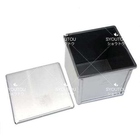 三能ジャパン- サイコロ食パン型 12CM正角型 （フタ付)1斤 SN2050