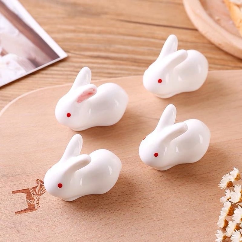 うさぎ 箸置き 6匹セット ウサギ 白兎 和食器 可愛い 兎の箸置き うさぎ 箸置き 6匹セット ウサギ 白兎 和食器 可愛い 兎の箸置き