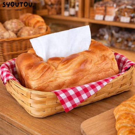 ミルク風味 食パン ティッシュケース  手作り 焼きパン 収納 山形パン ふわふわ パン北欧  飾り