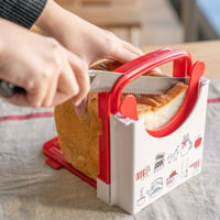 スケーター(Skater) 食パンカットガイド リサ・ラーソン 包丁ガイド パン切り パンスライサー プラスチック 折りたたみ式