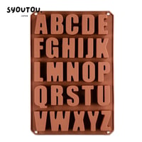 大きめ アルファベット シリコンモールド型 　英語型　飾り 手作り 物置