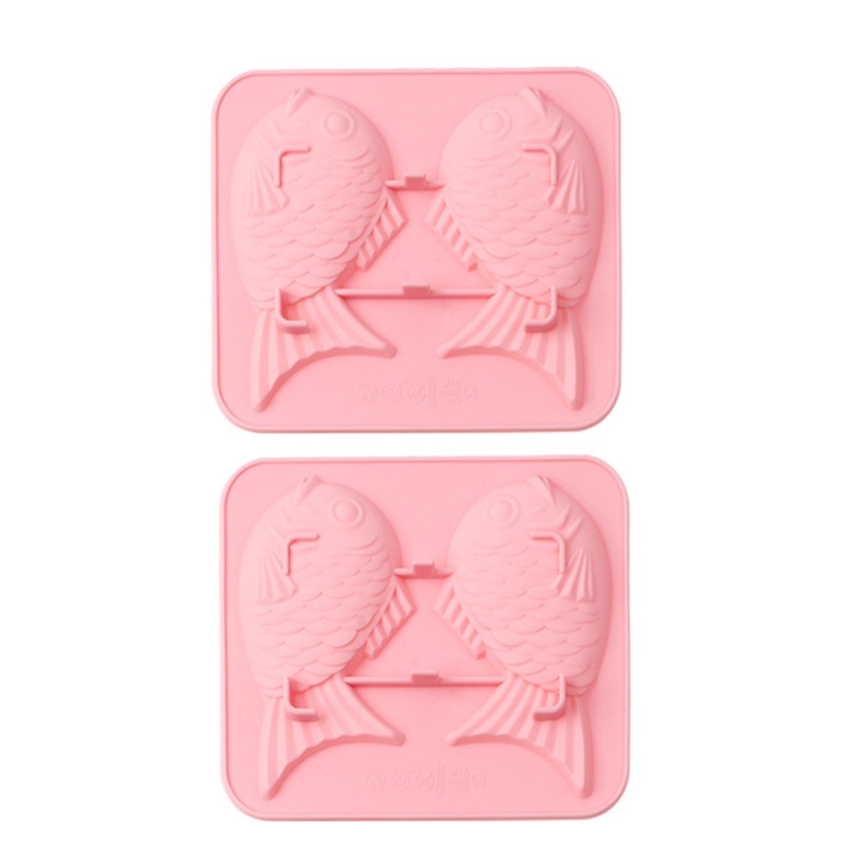 シリコン製 魚型ポンポン ピンク 鯛焼き シリコンモールド型 鯛焼き型 さかな 魚型 金魚 | SYOUTOU