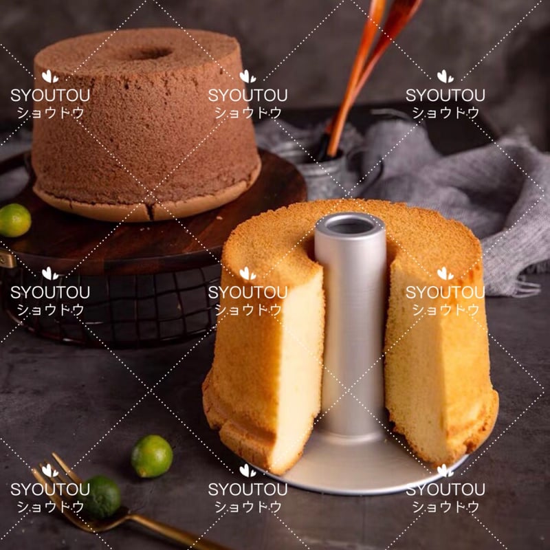 三能ジャパン- 8号 アルミ シフォンケーキ型 SN5254 （高さプラス