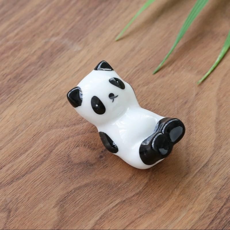 パンダ 箸置き 8匹 セット くまの箸置き 動物 陶器製 箸置き 食器 くま