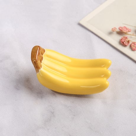 バナナ 箸置き 6色セット 果物 フルーツ　和食器 可愛い バナナの箸置き 陶器製