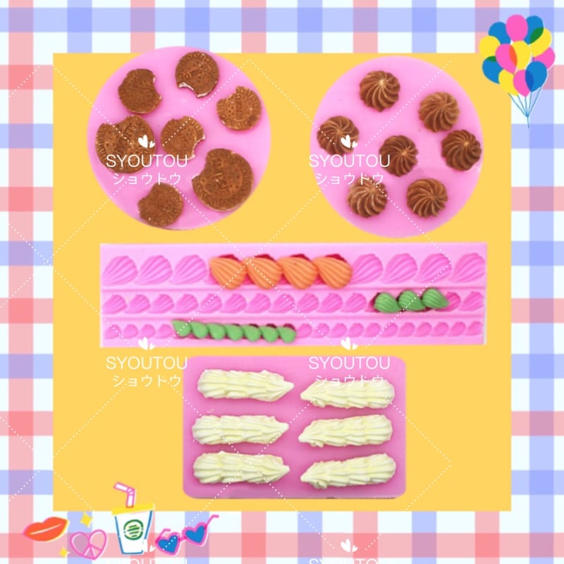Duffy クッキー型セット / デコレーションシート / シリコンモールド Duffy クッキー型セット / デコレーションシート / シリコンモールド