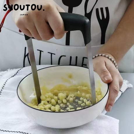 ステンレス鋼　ポテトマッシャー　ポテトつぶし器
