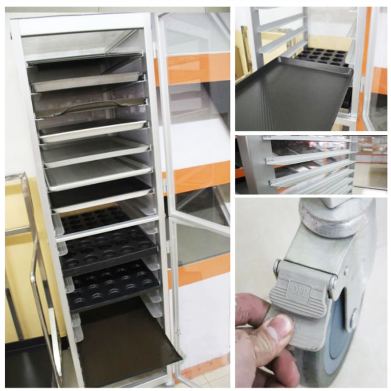 業務用 18段アルミ合金ラック SN1961 ケーキ屋さん パン屋さん