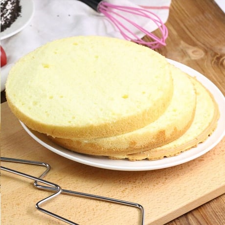 ステンレス　スポンジカット　補助具 生地を切る　ケーキスライサー
