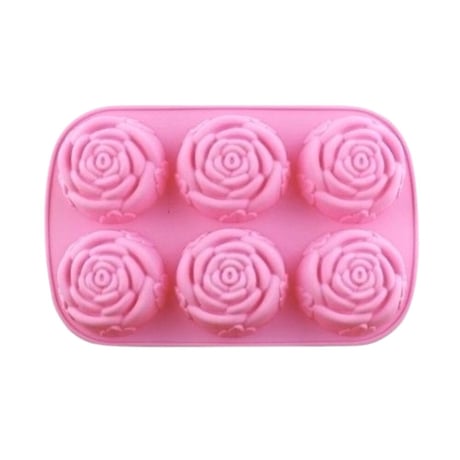 大 バラ　シリコンモールド型　立体　薔薇　お花
