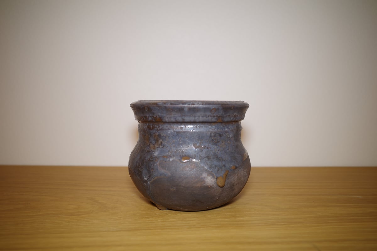 姫野翔太 金彩 菊模様 egg 植木鉢 作家鉢 姫野翔太 | STORES