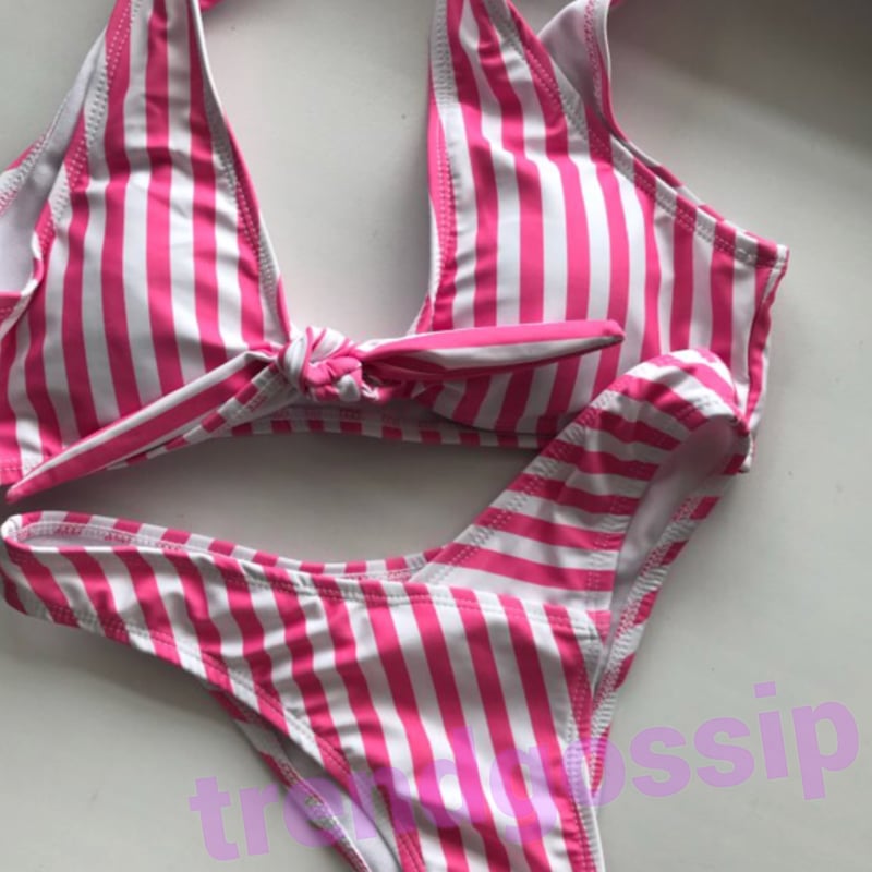 FIED ピンク ストライプ水着 26 FIED ピンク ストライプ水着 26