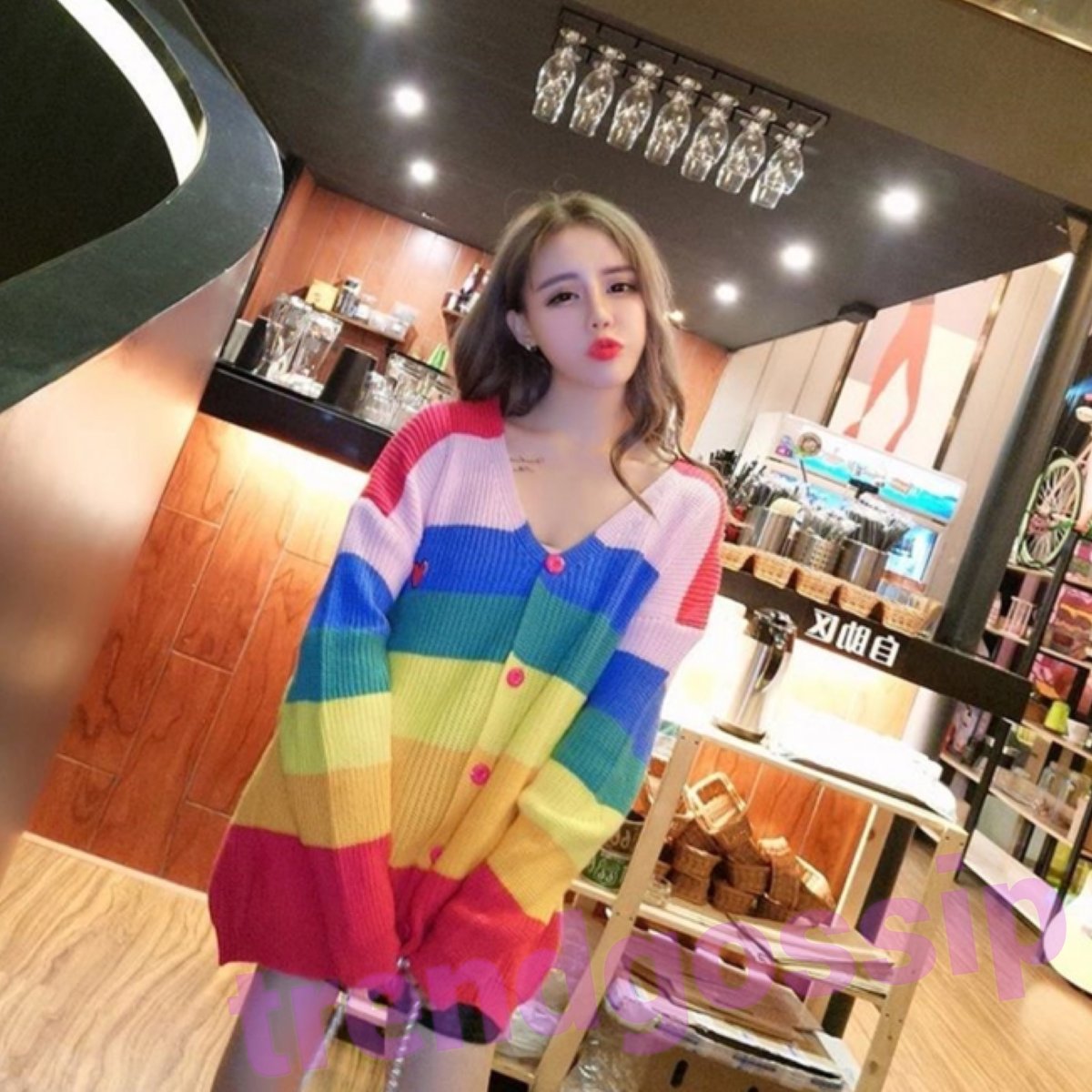 古着 ビンテージ 70s レインボー 虹色 タンクトップ ニット ビスチェ 古着 ビンテージ 70s レインボー 虹色 タンクトップ ニット ビスチェ