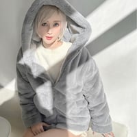ボリュームファーオーバーサイズパーカー/3色展開/S.M.L/2021AW