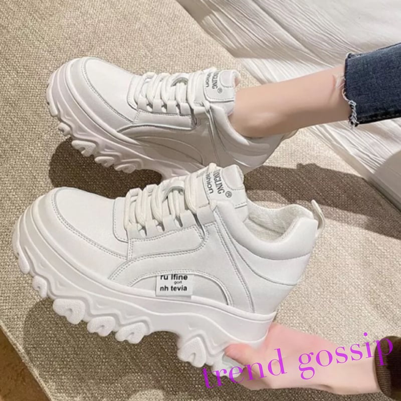 ハイカットスポーティーダッドスニーカー/2色展開/22.5～25cm/2020AW