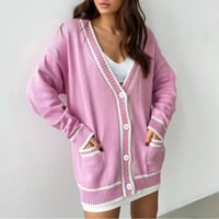 ライン入りロングカーディガン/3色展開/S.M.L/2022AW