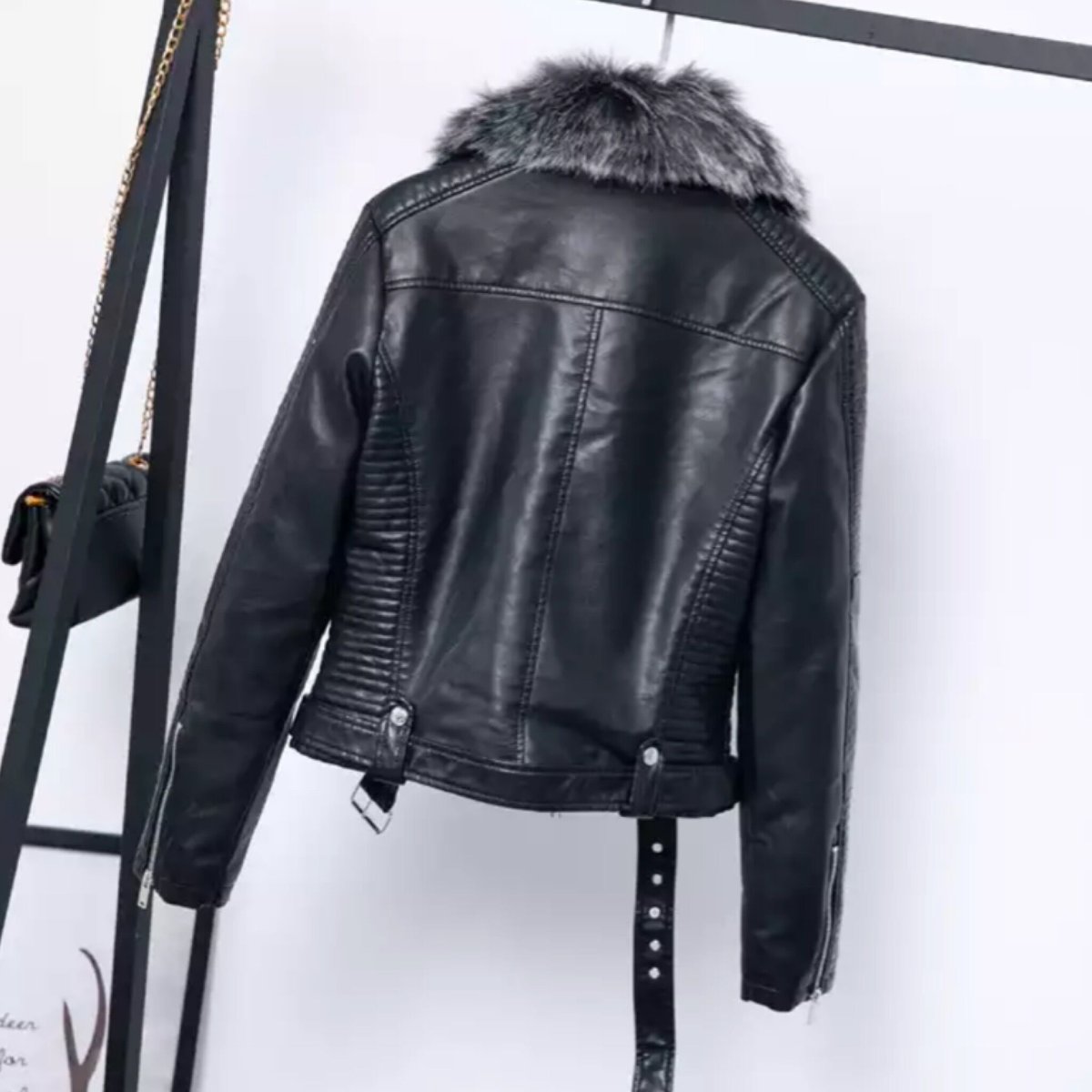 ペアスロープ　ライダーズ麻ジャケット ペアスロープ ライダーズ麻ジャケット PAIR SLOPE 革ジャケット