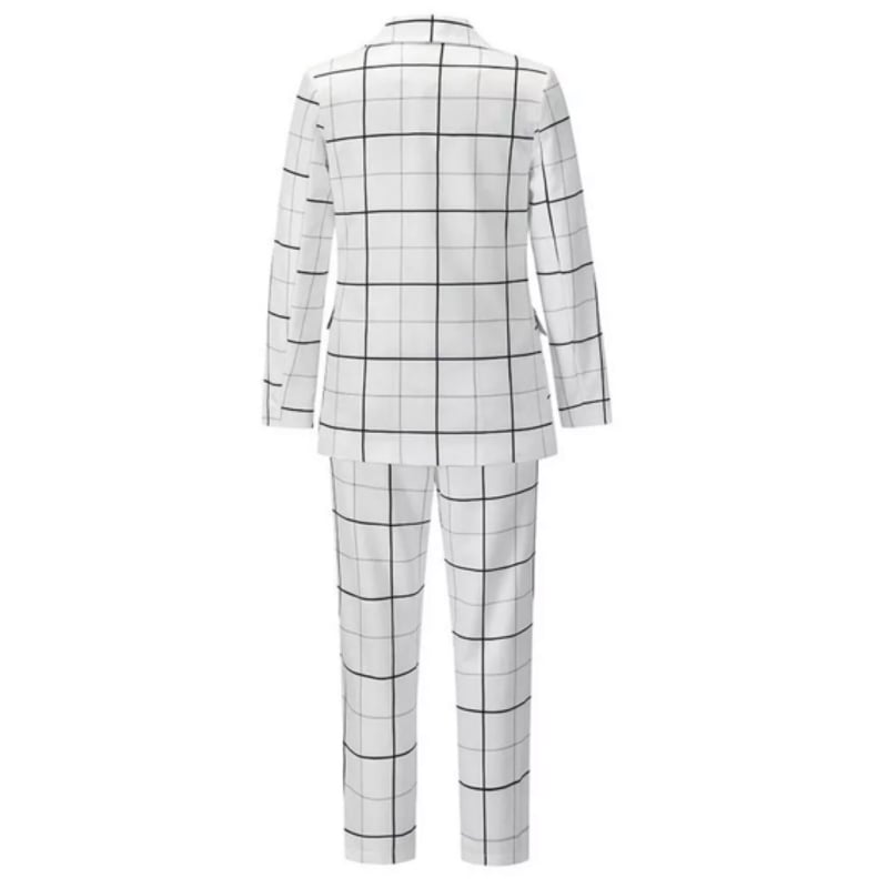 チェック柄 グラフチェック柄ジャケットセットアップ/スーツ/5色展開/S〜XXL セットアップ ジップアップジャケット メンズウェア