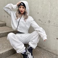 ラインストーンクロスパーカーセットアップ/2色展開/S〜XXXL/2021AW