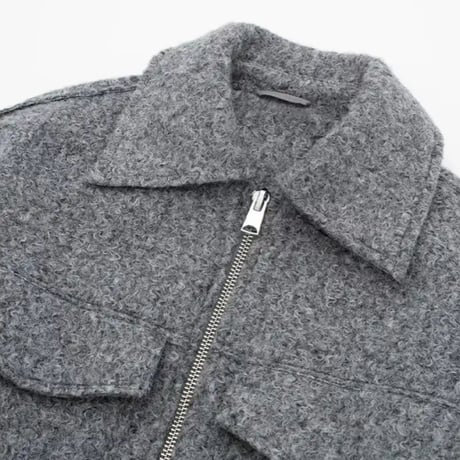 ライクウールグレージャケット/XS〜L/2023AW