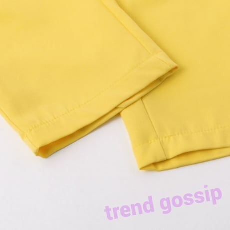 【Beige S即納】ベルト付きハイウエストスラックステーパードパンツ/4色展開/S～XL