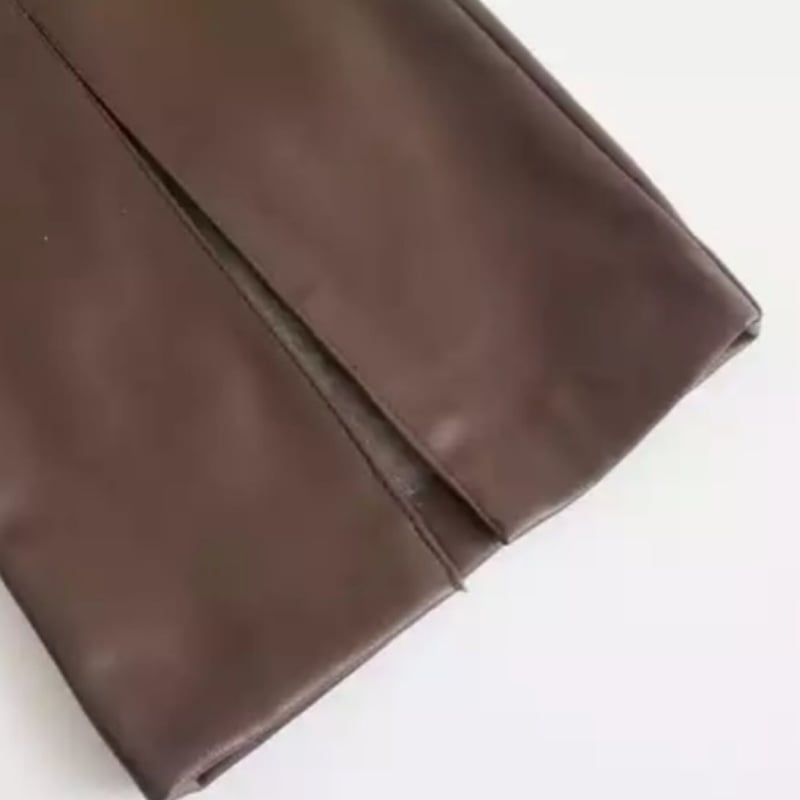 ブラウンレザージャケットセットアップスーツ/XS〜L/2021AW | trendgossip