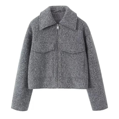 ライクウールグレージャケット/XS〜L/2023AW