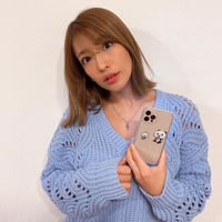 【即納】Vネックざっくり編みスリーブルーズニット/3色展開/2022AW
