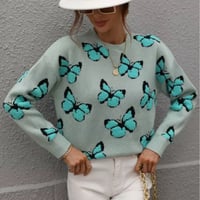 立体バタフライ柄ニット/4色展開/S〜XL/2022AW