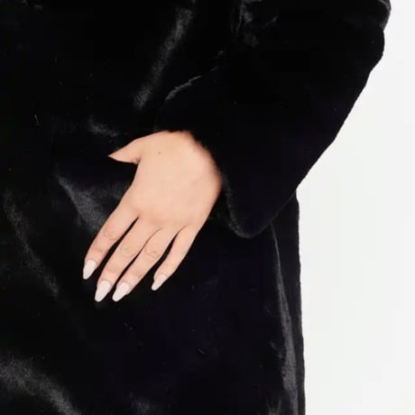 カラーファーロングジャケット/ファーコート/4色展開/S～XXXL/AW