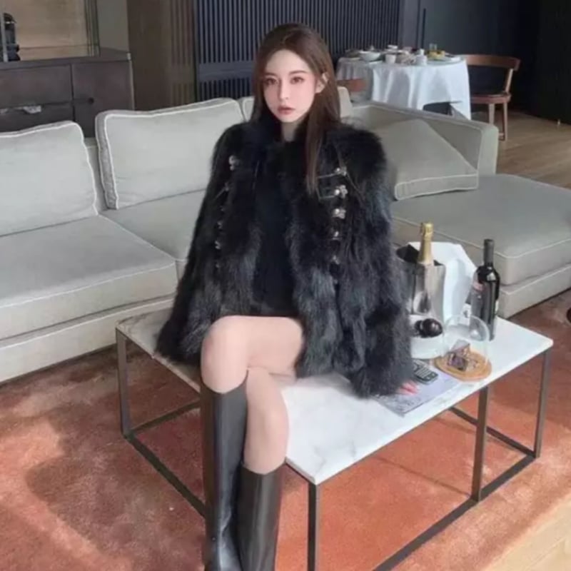 ナポレオンファーコート/アウター/2色展開/S.M.L/2021AW | trendgossip
