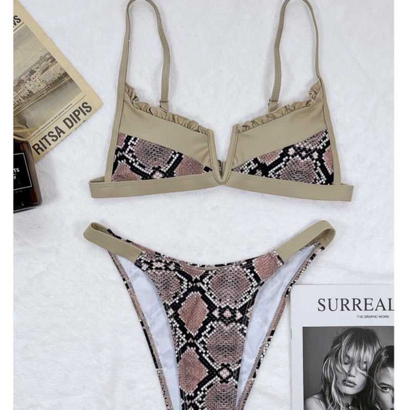 ミスビヘイブ　水着　misbhv ビキニ　ベージュ ミスビヘイブ水着misbhv ビキニベージュ