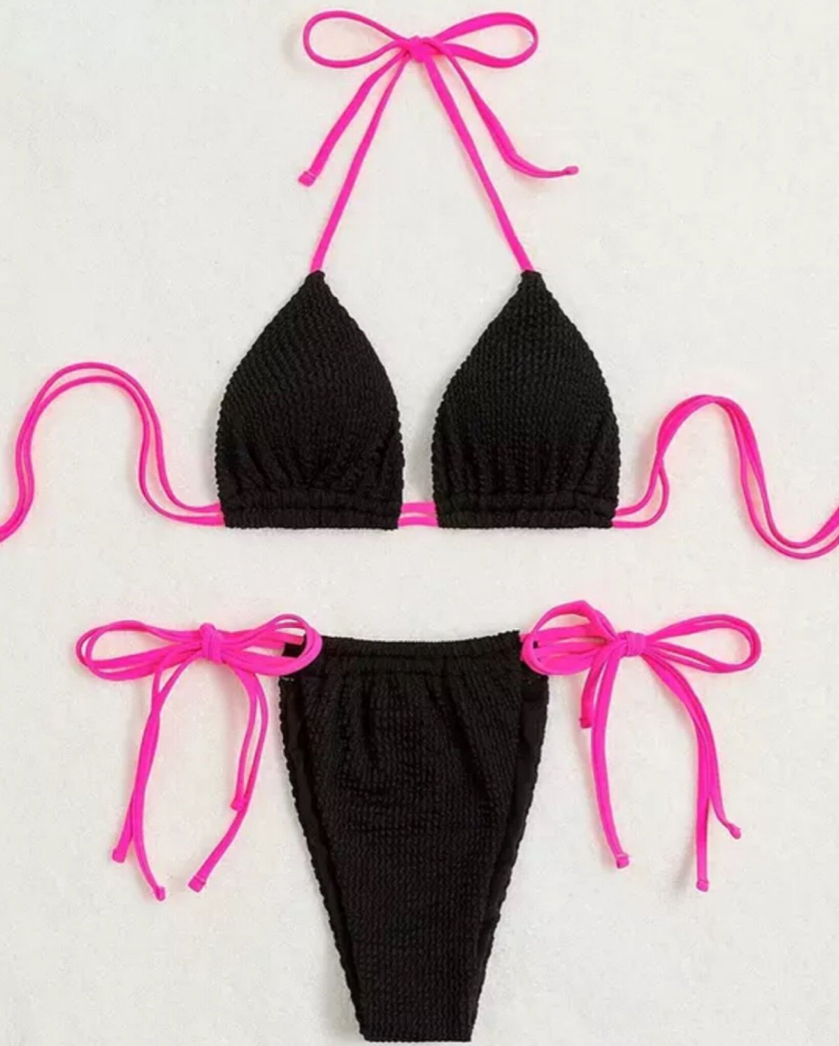 新品(M/S)victoria's secret カラーブロック三角ビキニset Amazon | ヴィクトリア・シークレット ビーチで明るい カラーブロック