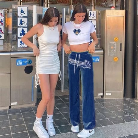 Dangerロゴベルベットスポーティーパンツ/ベロア/3色展開/S.M.L/2021AW